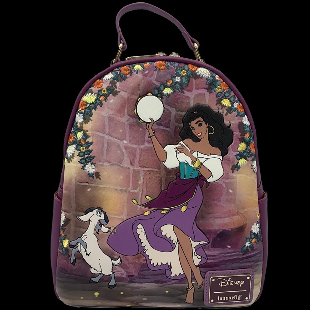 Exclusive Loungefly Disney Esmerelda & Djali Mini Backpack